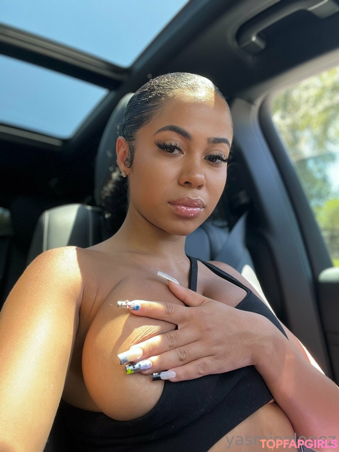 Photo nue de fuite OnlyFans de Yasmine Lopez #99