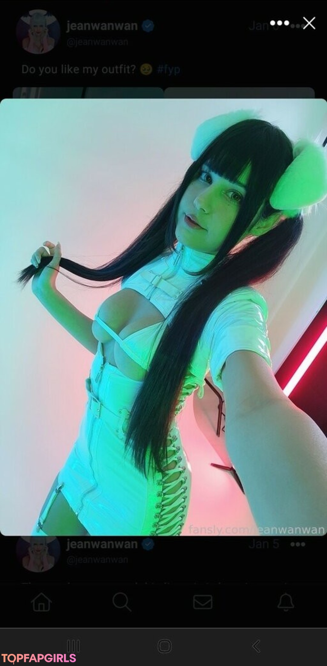 Photo nue de fuite OnlyFans de Jeanwanwan #2534