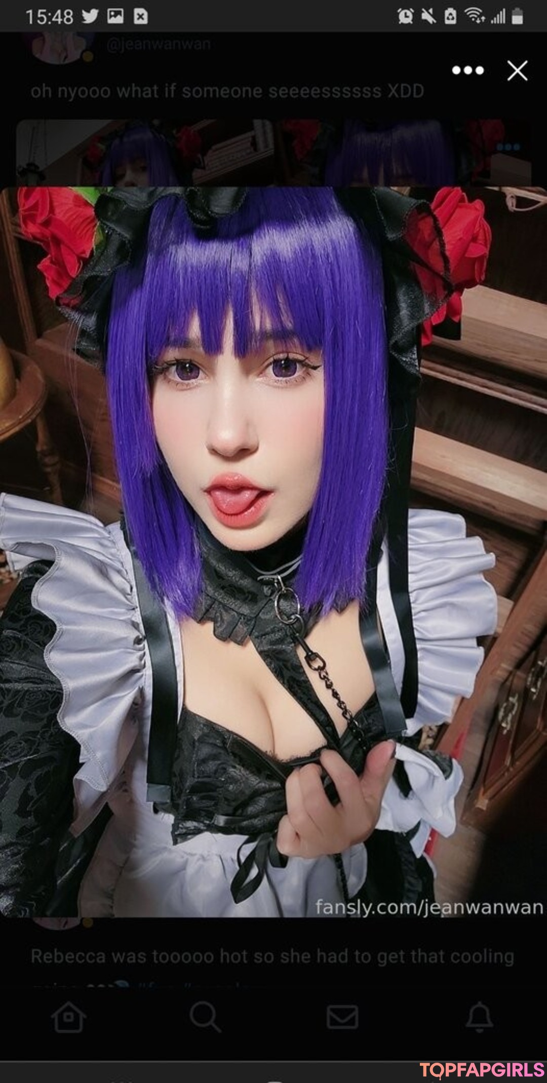 Photo nue de fuite OnlyFans de Jeanwanwan #3124