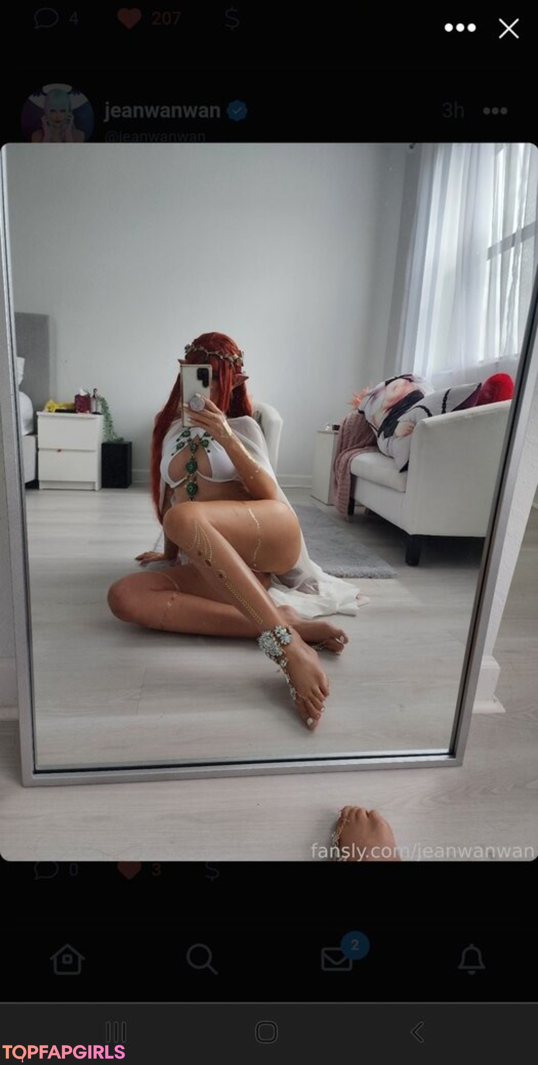 Photo nue de fuite OnlyFans de Jeanwanwan #3251