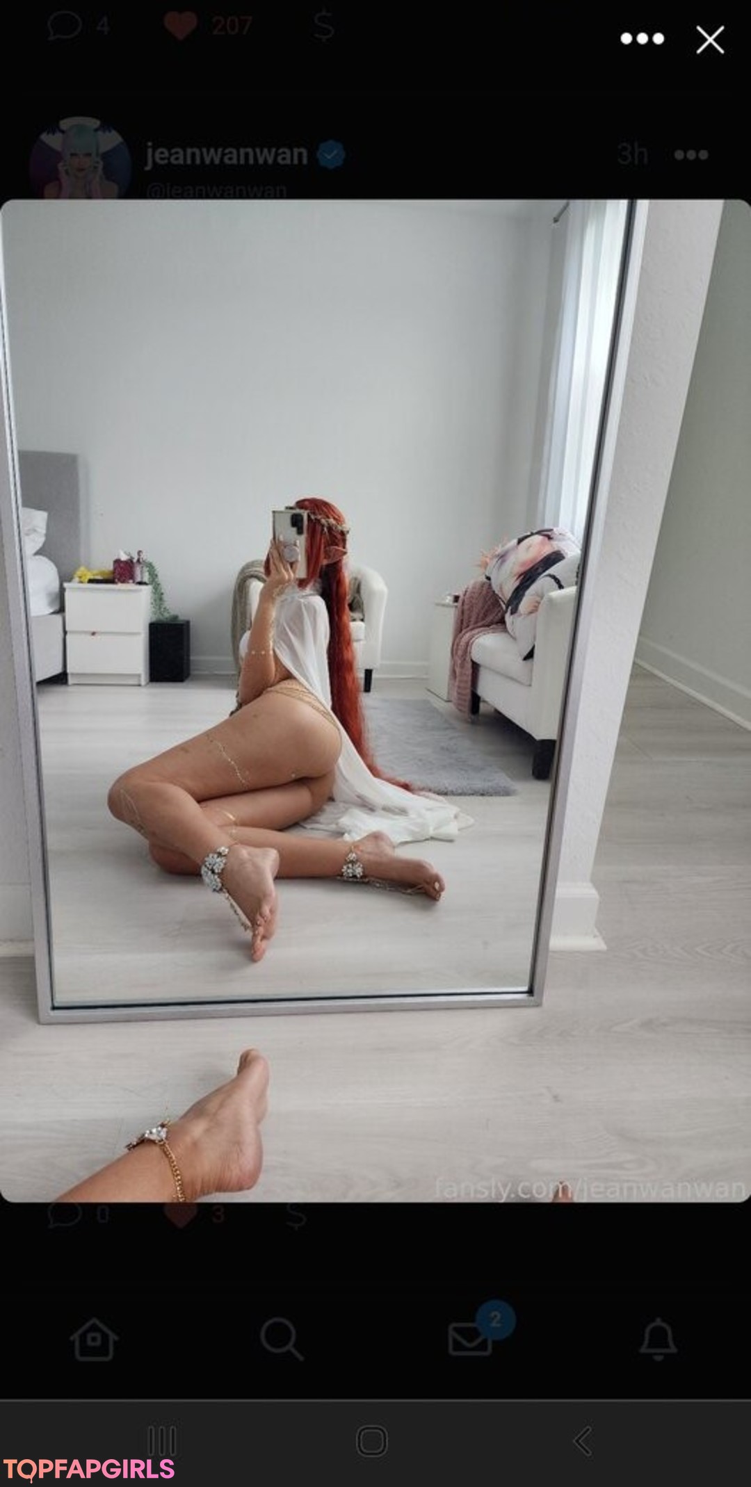 Photo nue de fuite OnlyFans de Jeanwanwan #3253