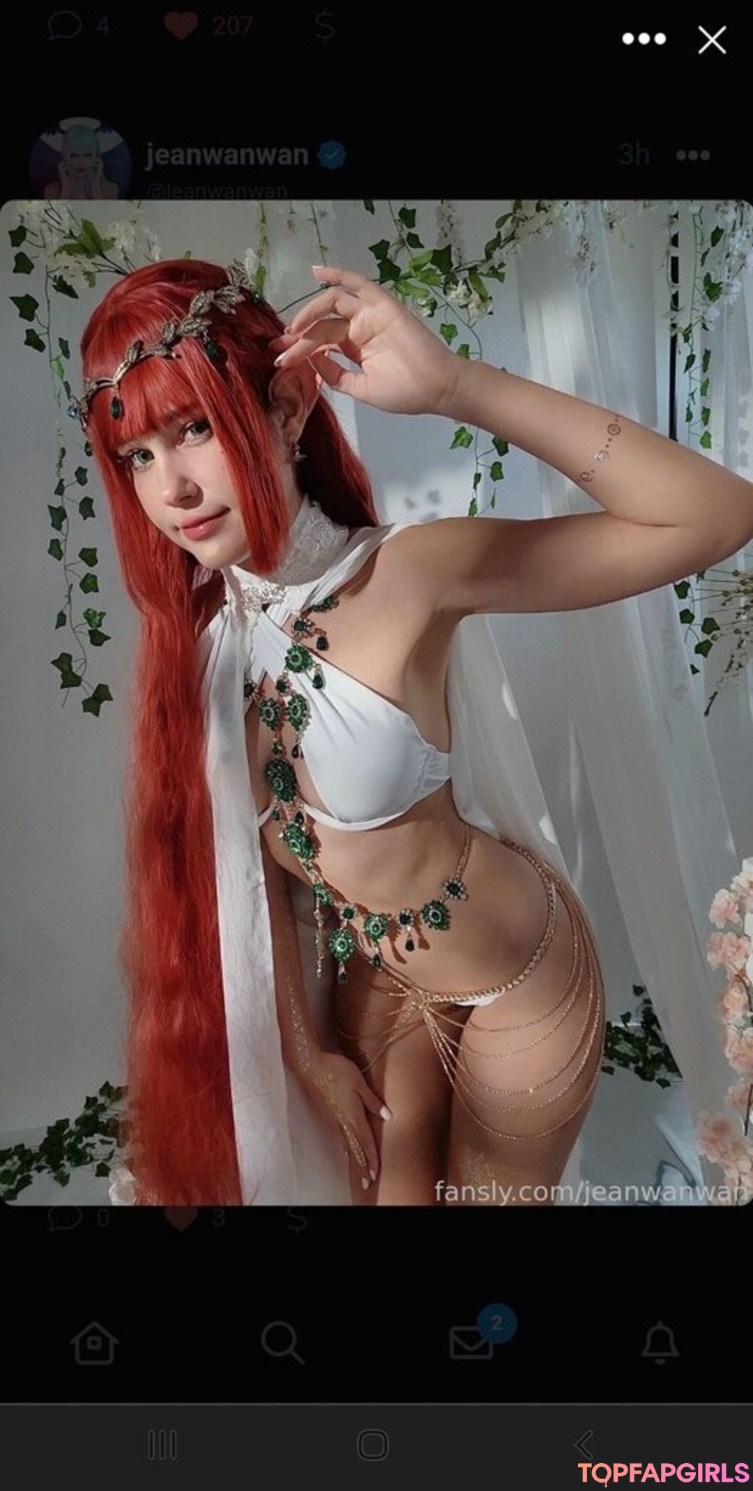 Photo nue de fuite OnlyFans de Jeanwanwan #3255