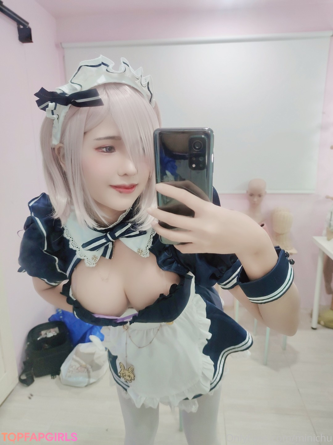 Photo nue de fuite OnlyFans de Minichu #687