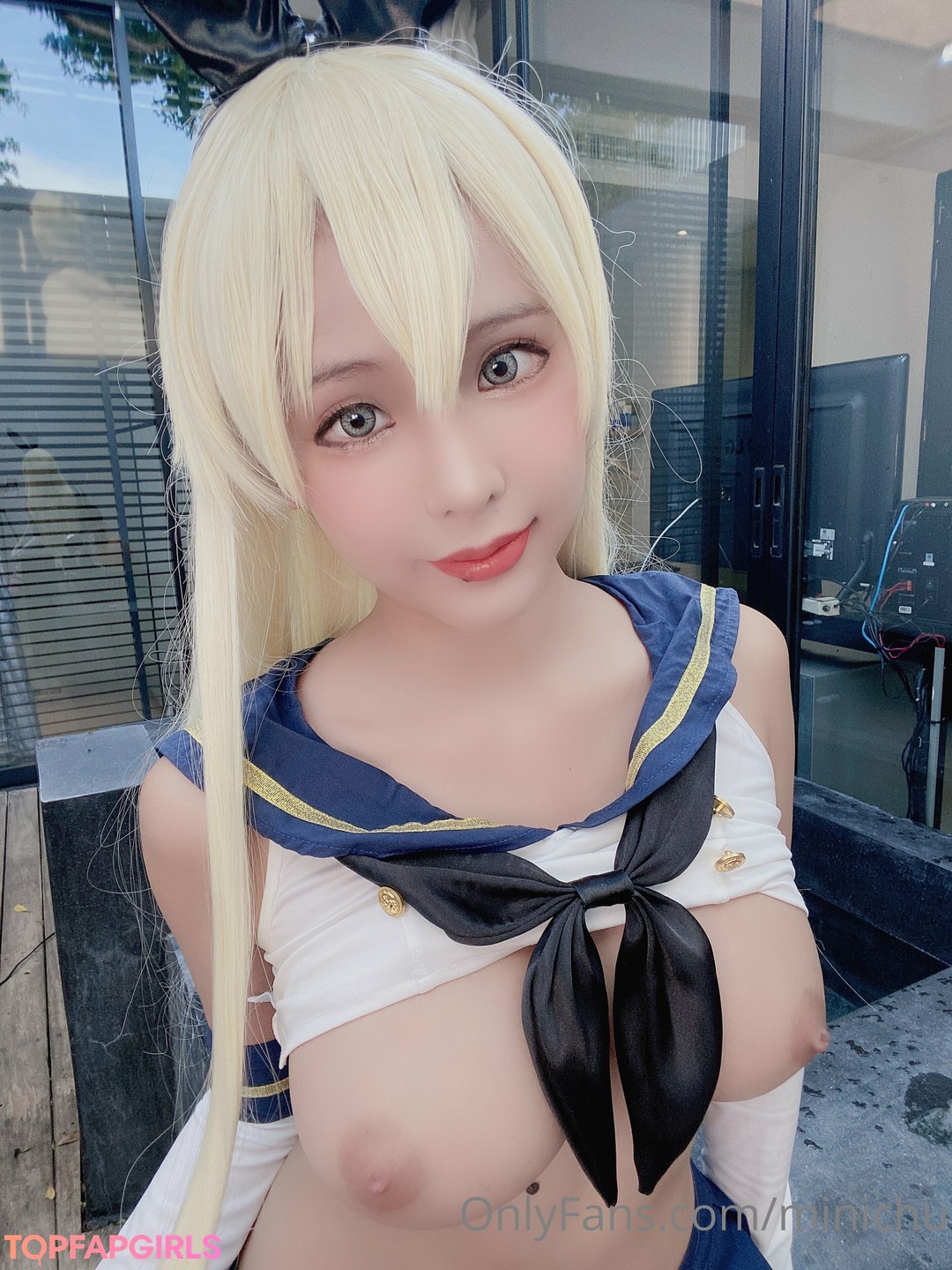 Photo nue de fuite OnlyFans de Minichu #425