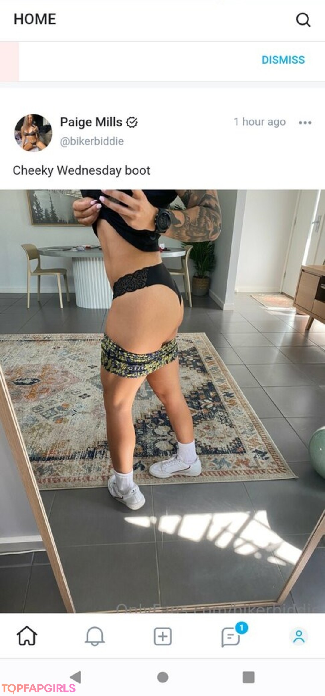 Photo nue de fuite OnlyFans de Biker Biddie #208