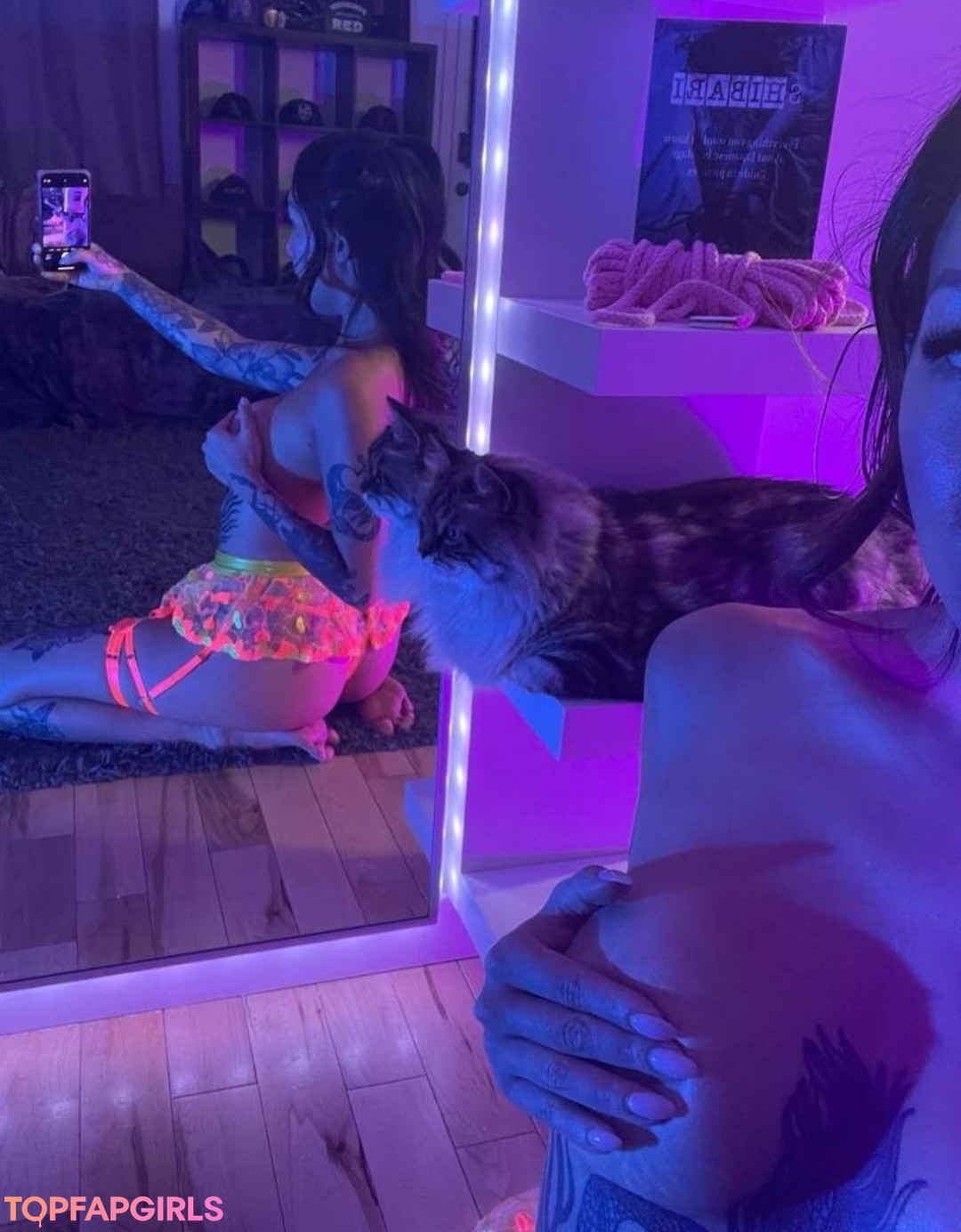 Photo nue de fuite OnlyFans de Tattedkittty #142