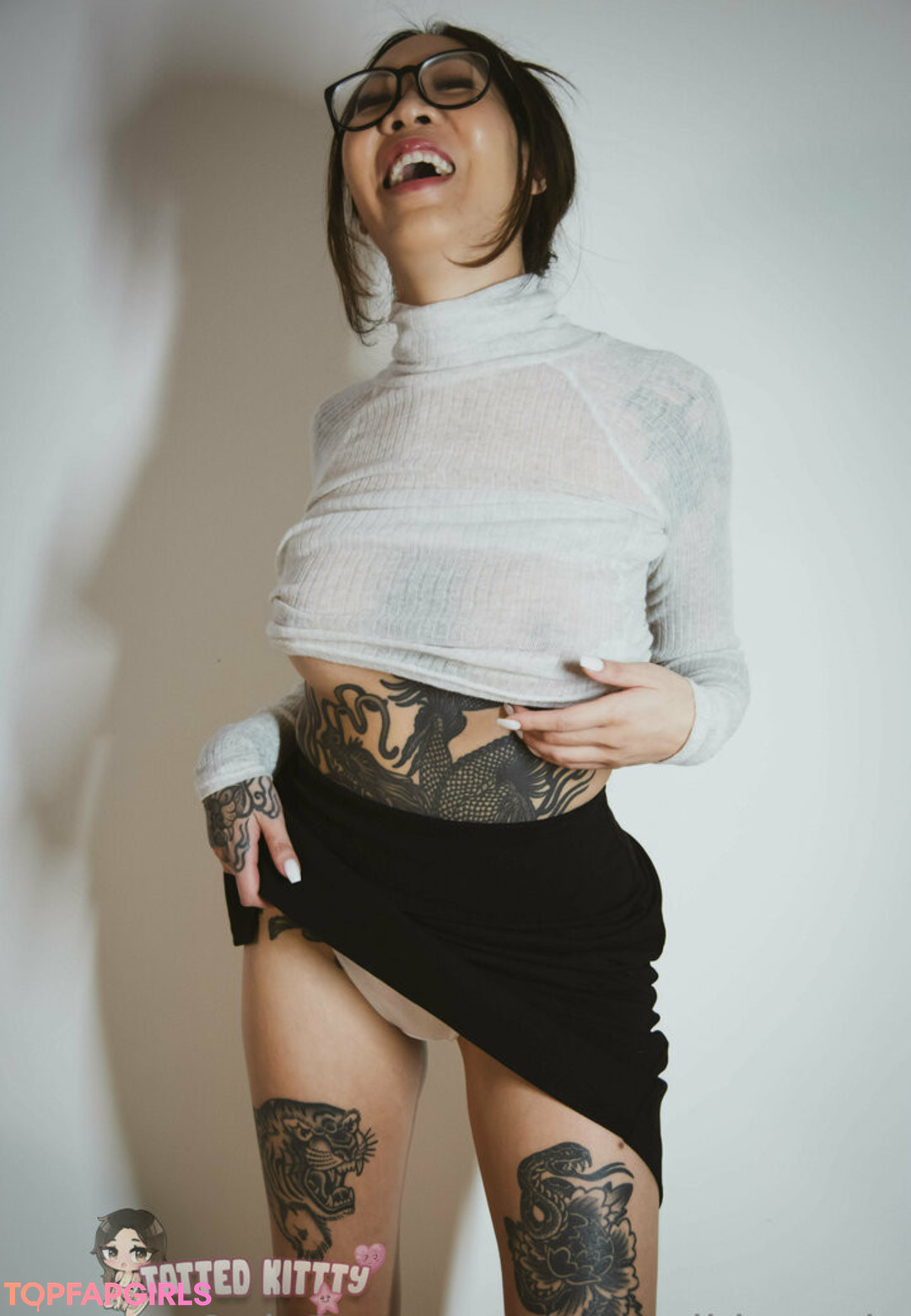 Photo nue de fuite OnlyFans de Tattedkittty #353
