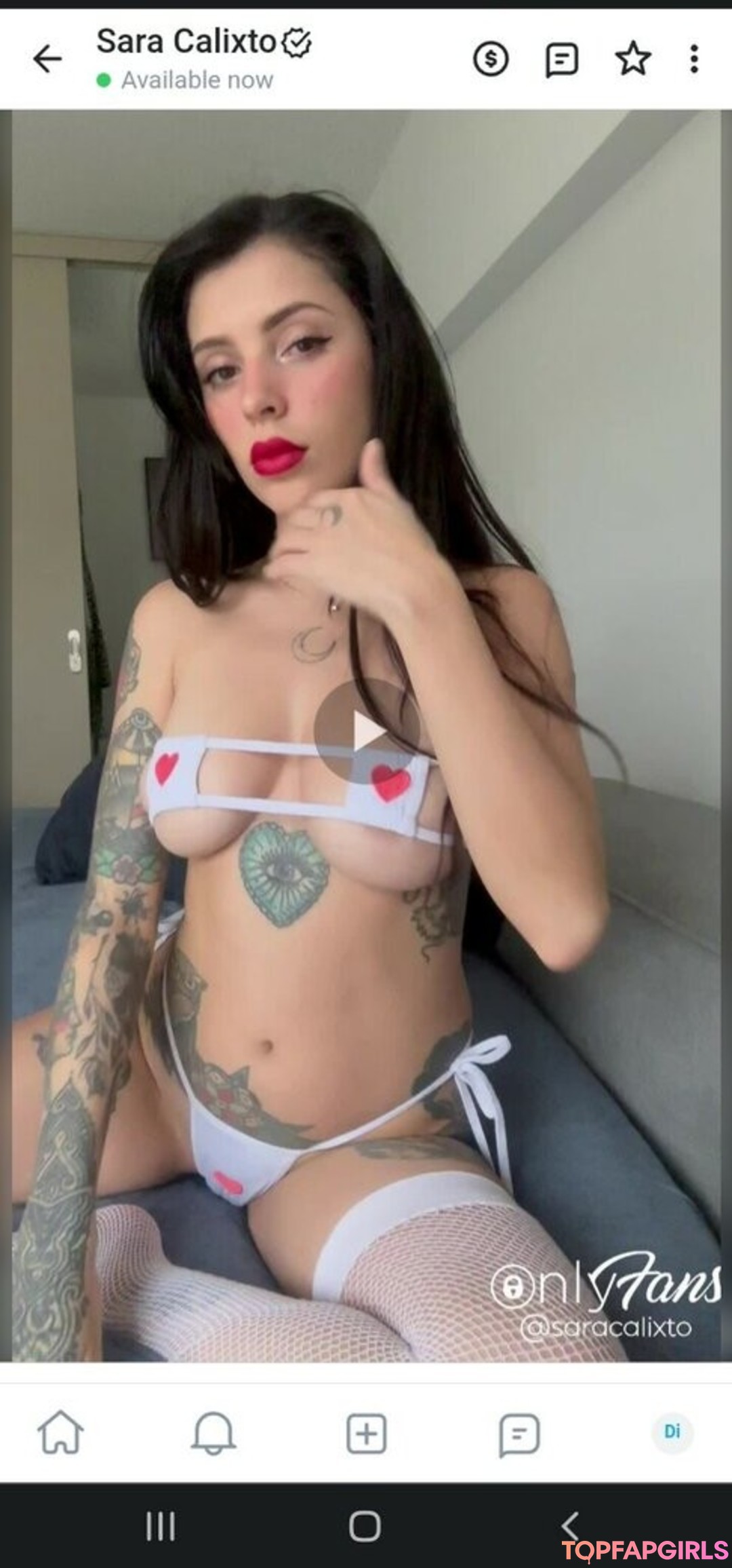 Photo nue de fuite OnlyFans de Sara Calixto #1093