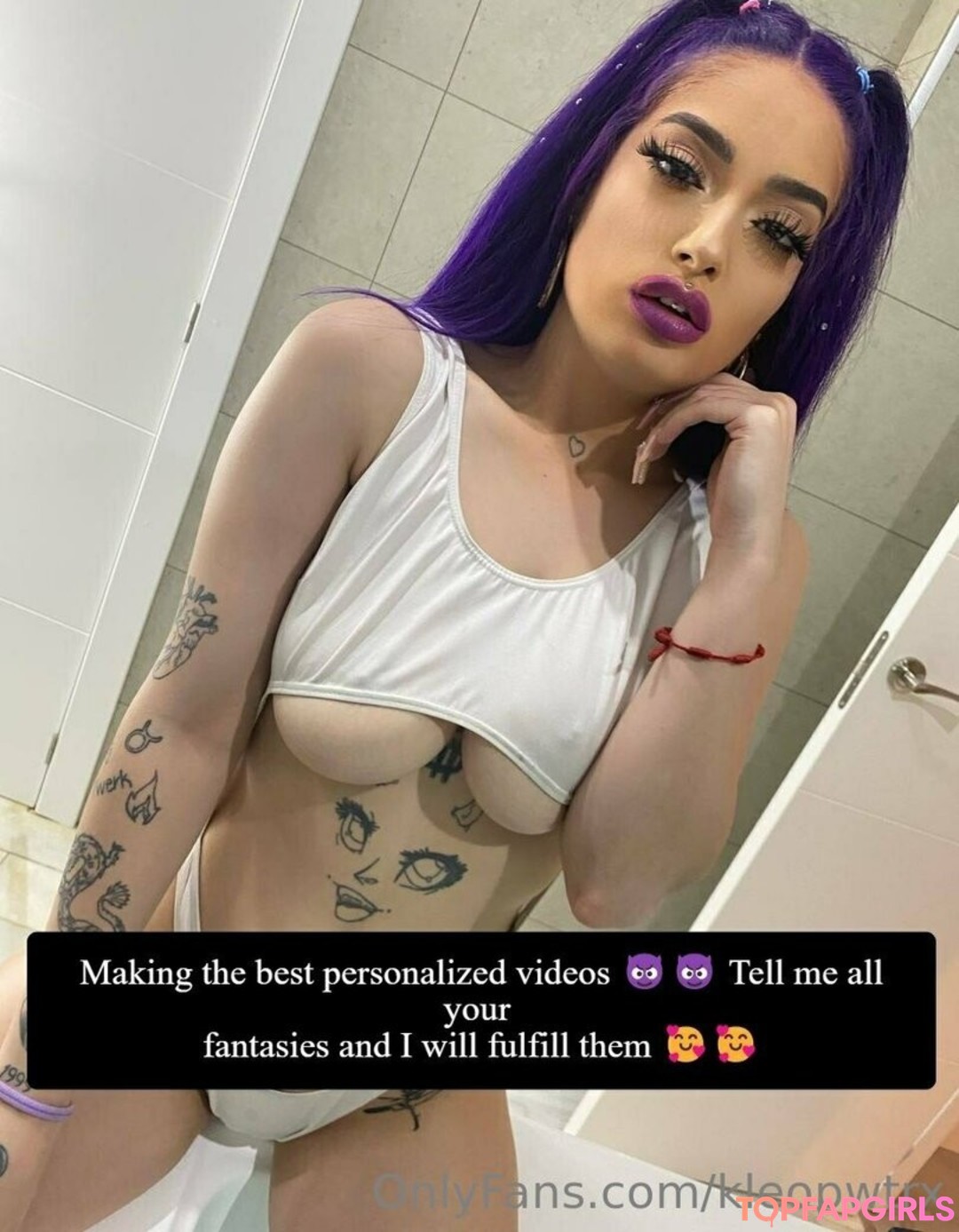 Photo nue de fuite OnlyFans de Kleopwtrx #1004