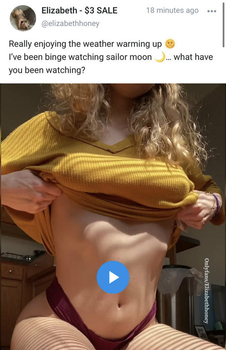 Photo nue de fuite OnlyFans de Elizabethhoneyfree