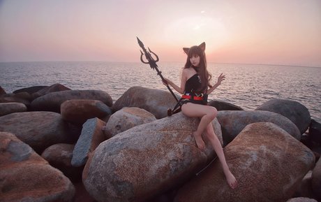Photo nue de fuite OnlyFans de Shikaxiaolulu