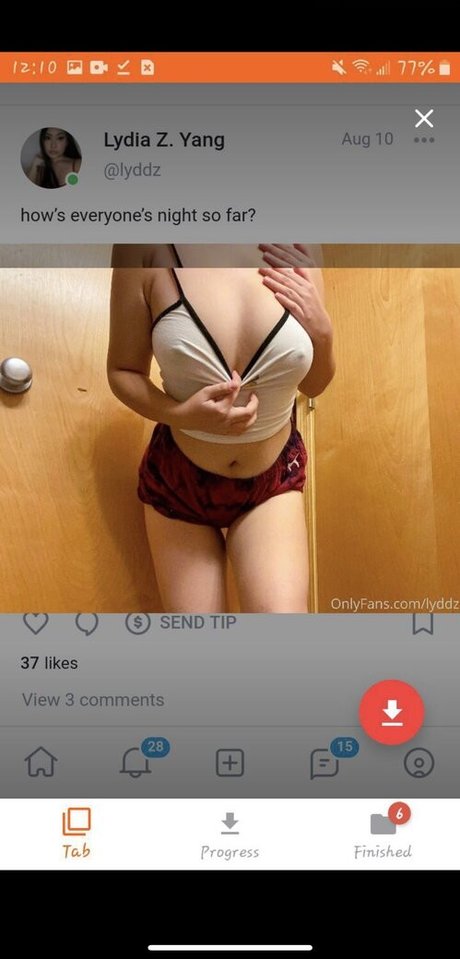 Photo nue de fuite OnlyFans de Lydia Z Yang