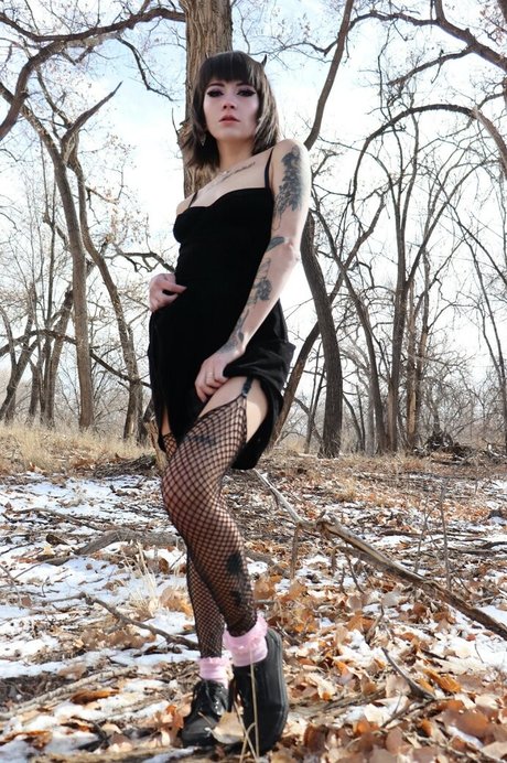Photo nue de fuite OnlyFans de Gothkitteen