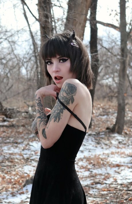 Photo nue de fuite OnlyFans de Gothkitteen