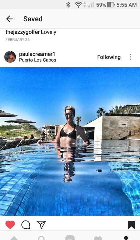 Photo nue de fuite OnlyFans de Paula Creamer