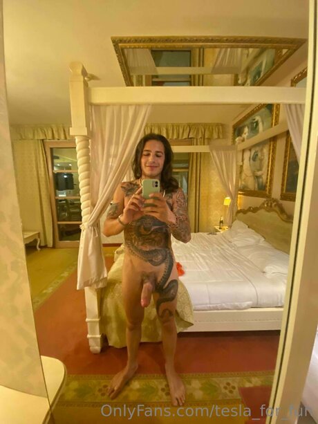 Photo nue de fuite OnlyFans de Tesla For Fun