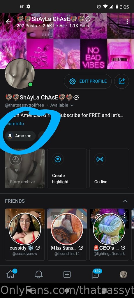 Photo nue de fuite OnlyFans de Thatsassytrollfree