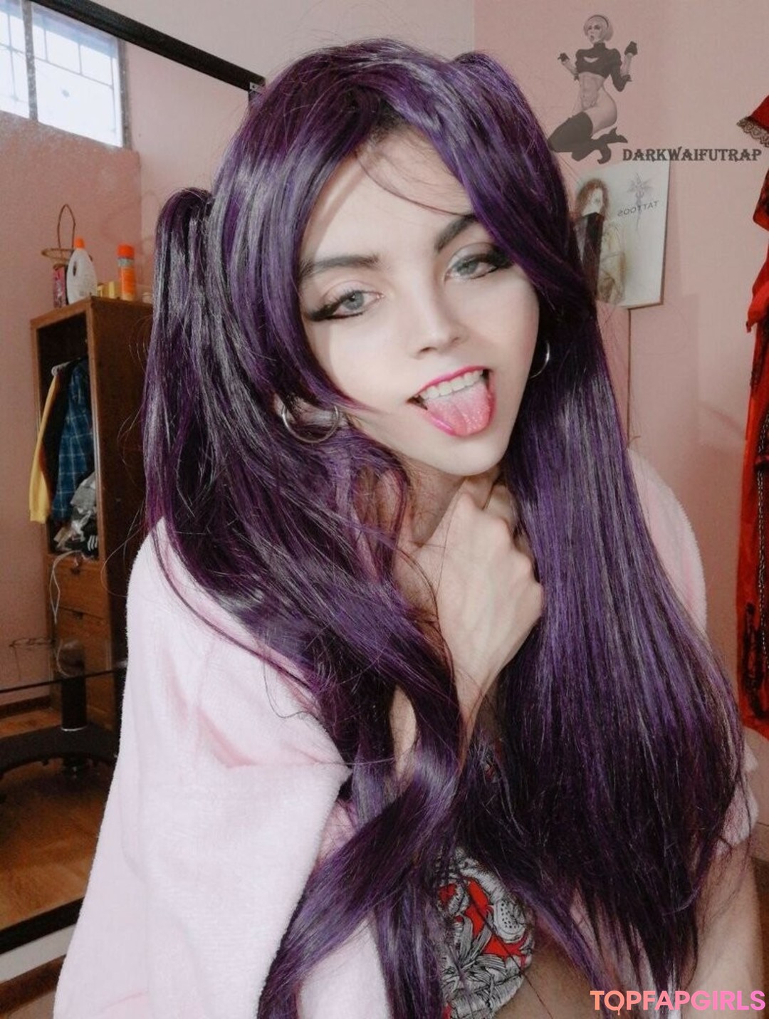 Photo nue de fuite OnlyFans de Darkwaifutrap #1218