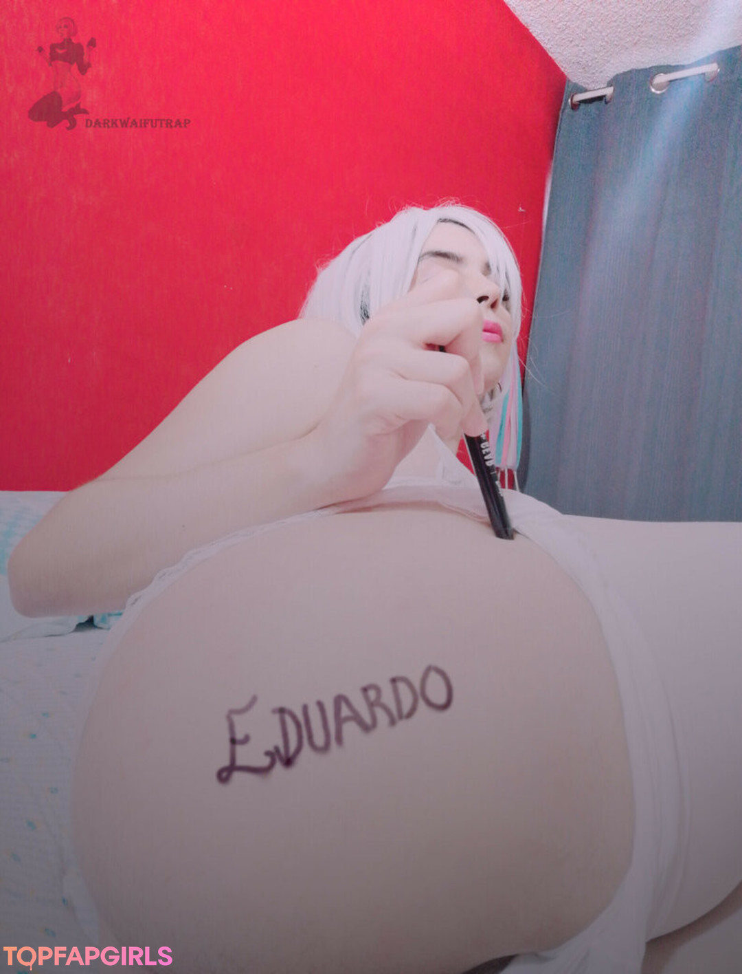 Photo nue de fuite OnlyFans de Darkwaifutrap #1386