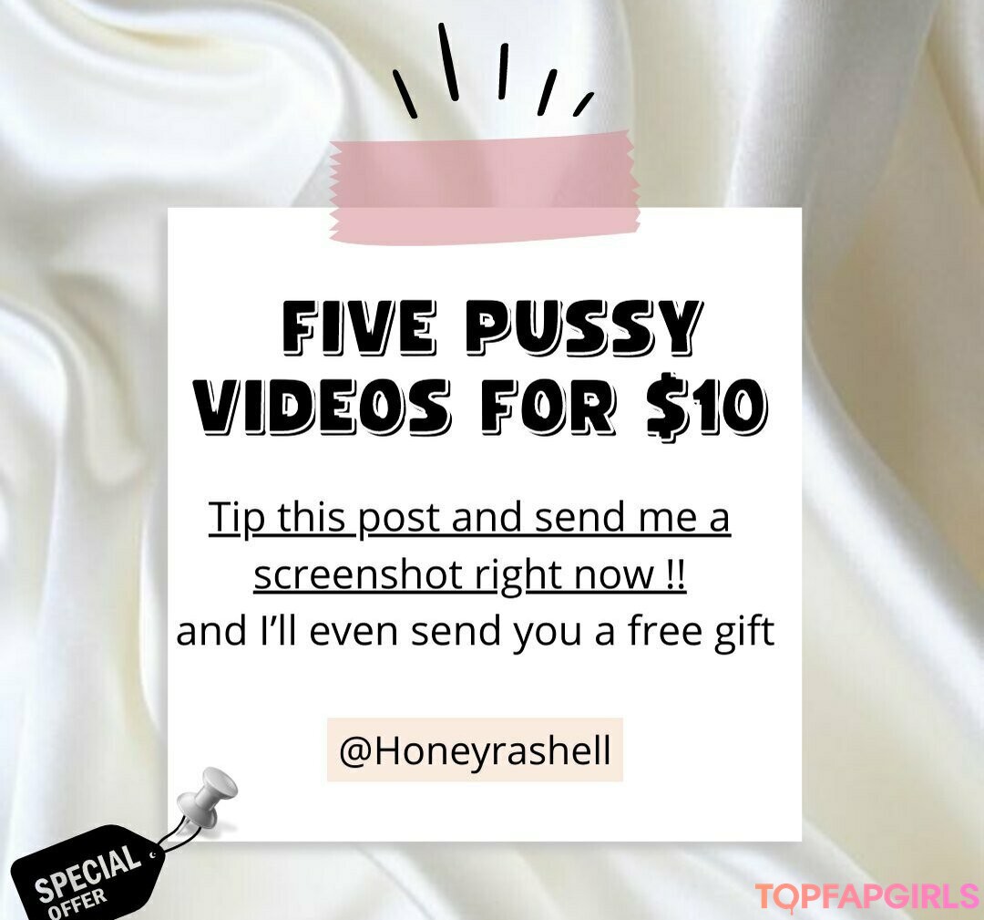 Photo nue de fuite OnlyFans de Honeyrashell #1204