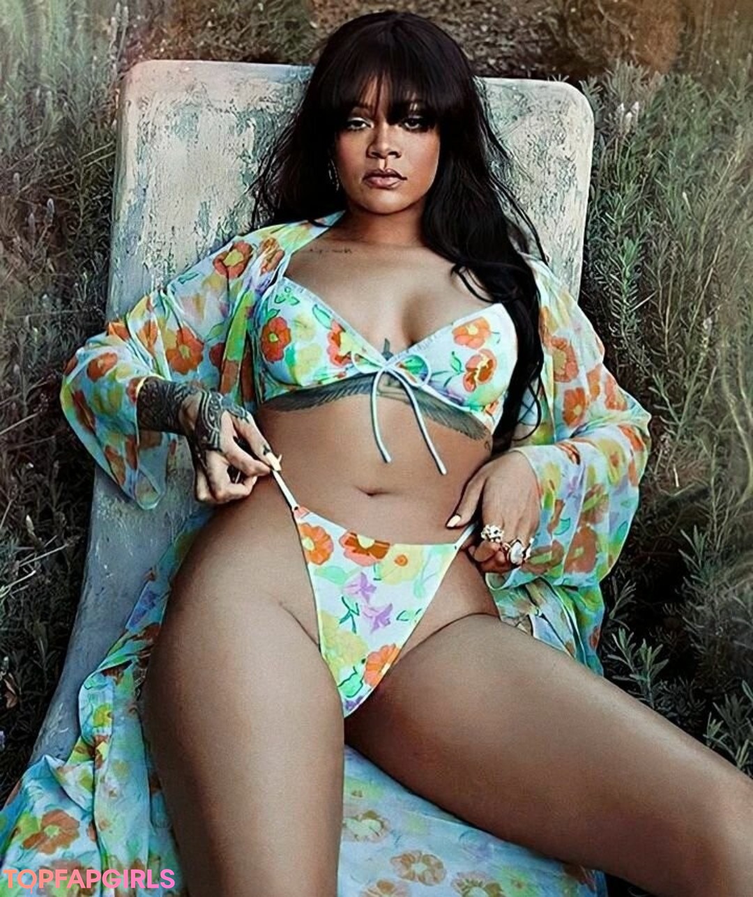 Photo nue de fuite OnlyFans de Rihanna #1227