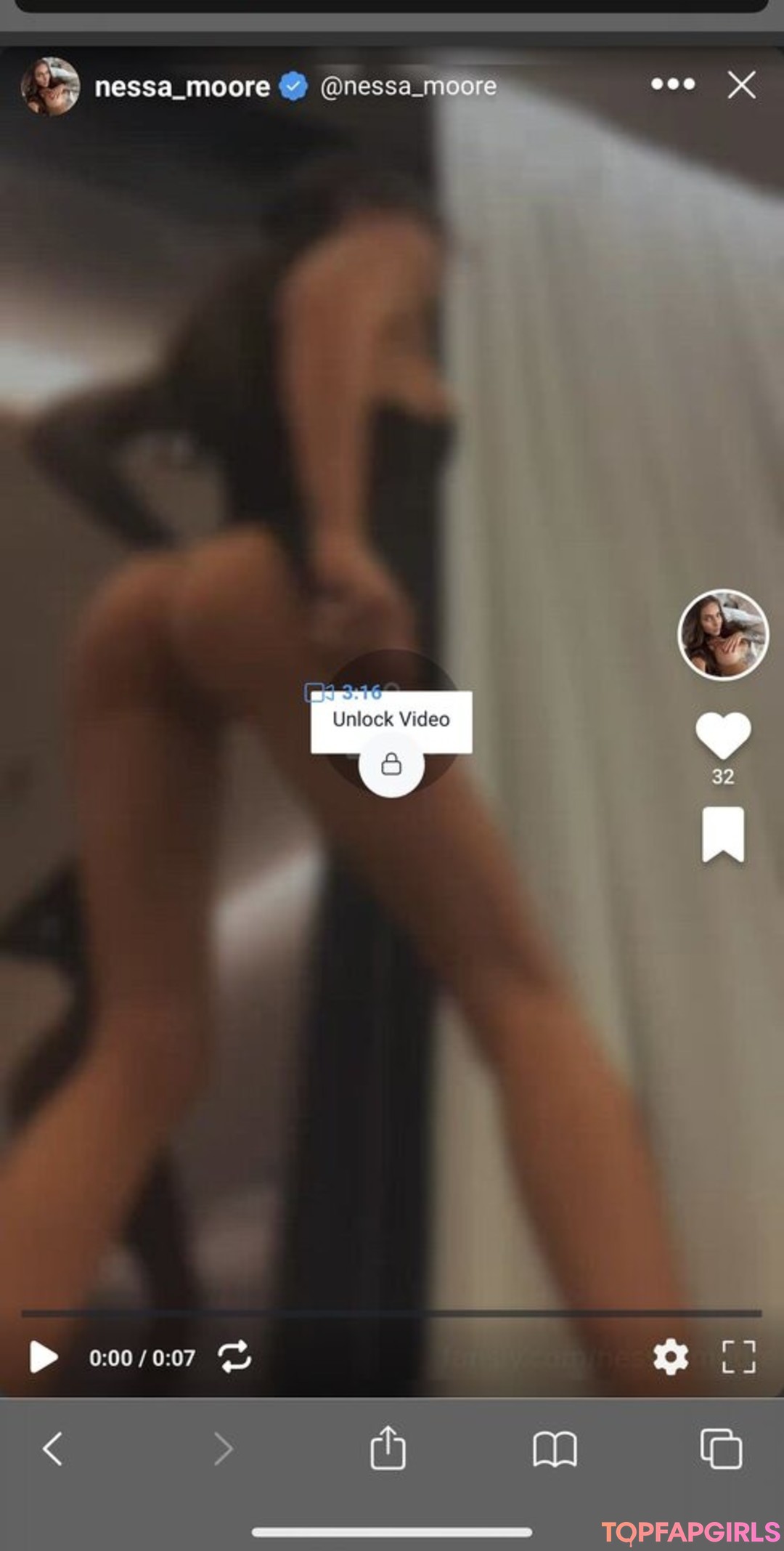 Photo nue de fuite OnlyFans de Nessa Orlova #1229