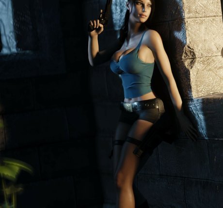 Photo nue de fuite OnlyFans de Tomb Raider Lara Croft