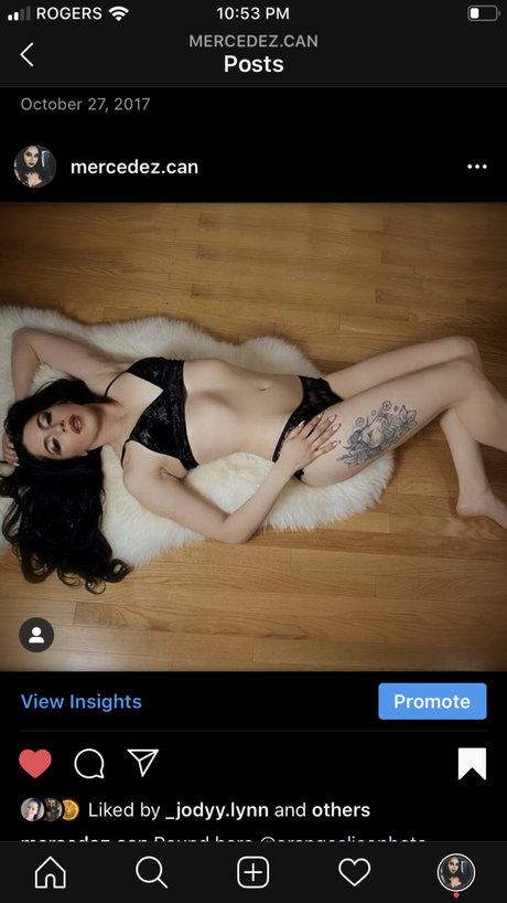 Photo nue de fuite OnlyFans de Mercedez