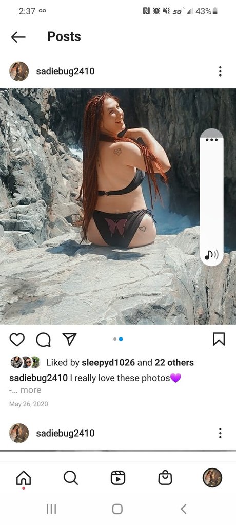 Photo nue de fuite OnlyFans de Sadiebug