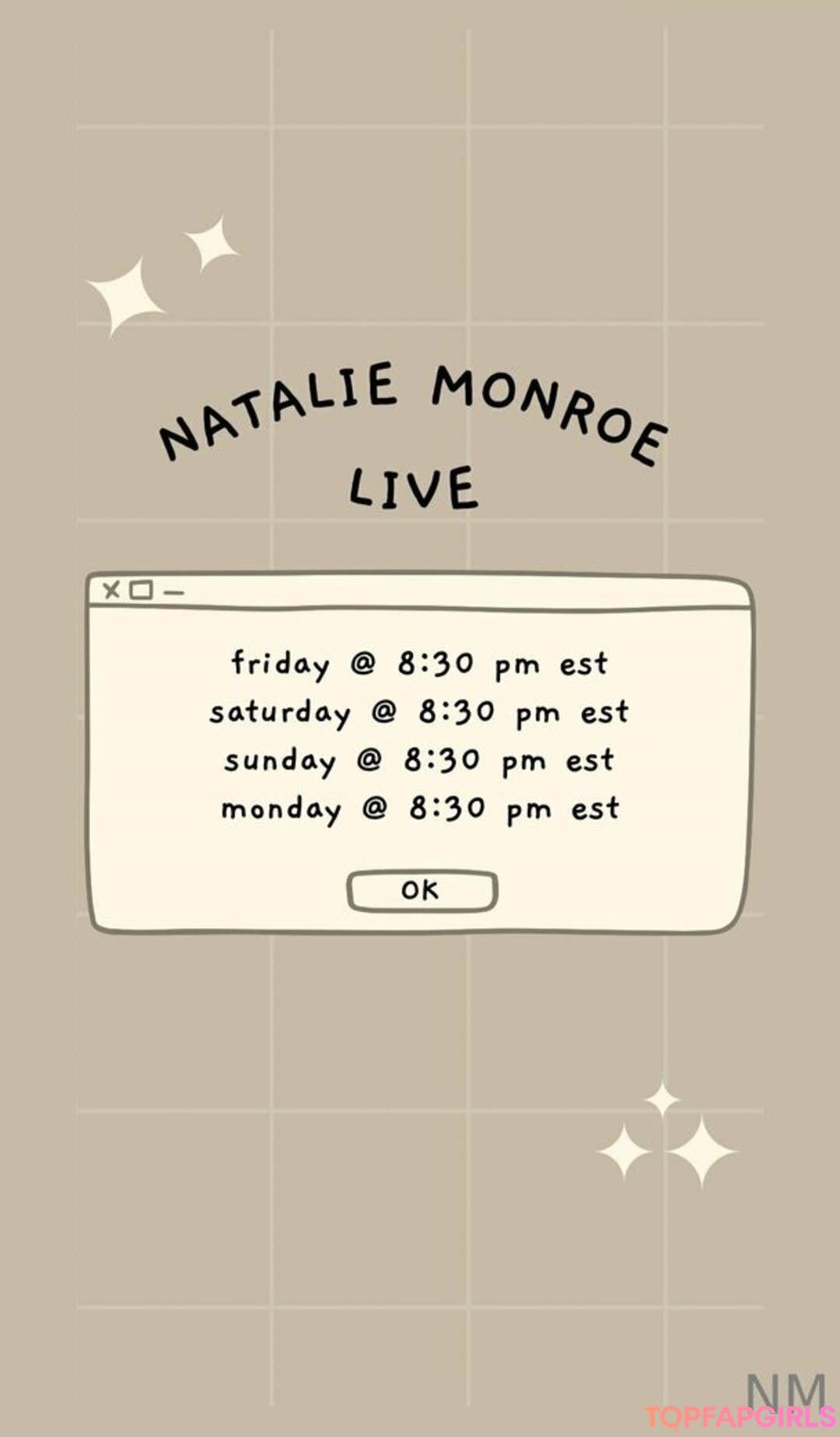 Photo nue de fuite OnlyFans de Nataliemonroe #1214