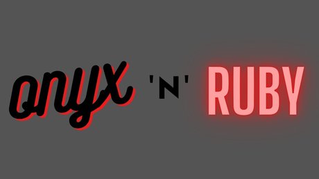 Photo nue de fuite OnlyFans de Onyx Ampamp Ruby