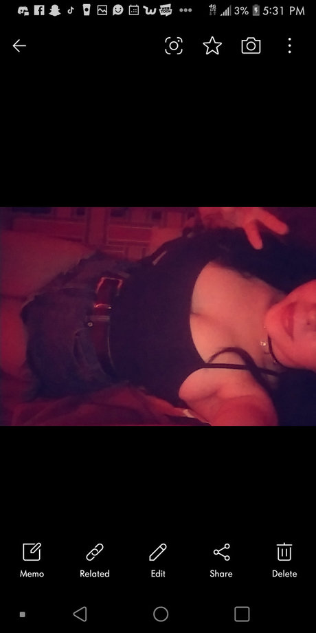 Photo nue de fuite OnlyFans de Mel