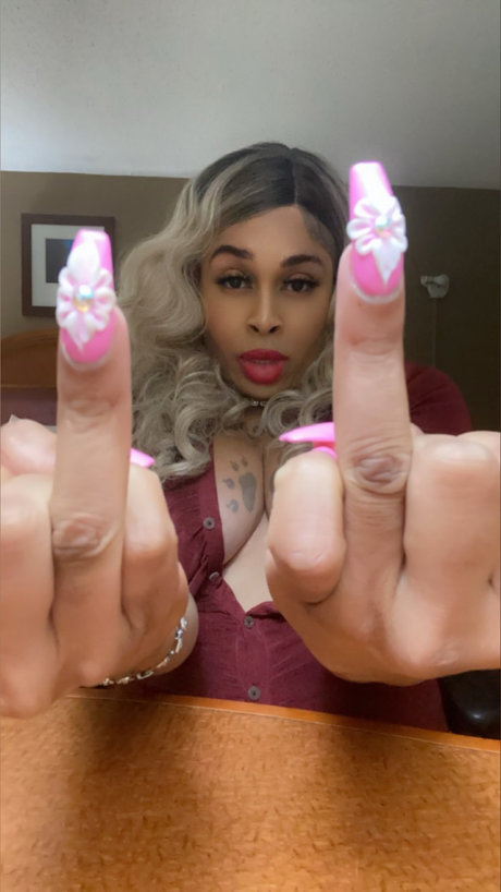 Photo nue de fuite OnlyFans de Ts Dominican Baddie