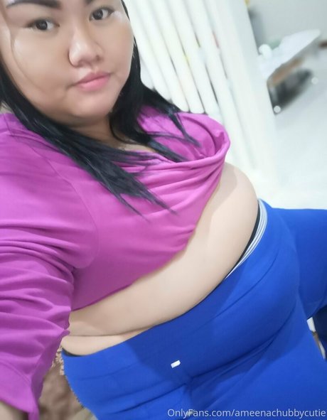 Photo nue de fuite OnlyFans de Ameenachubbycutie