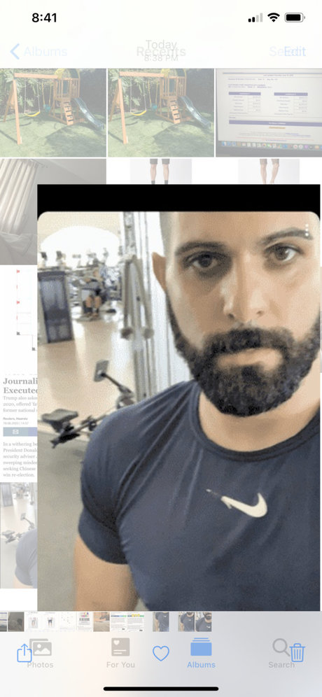 Photo nue de fuite OnlyFans de Bearded Gym Alex