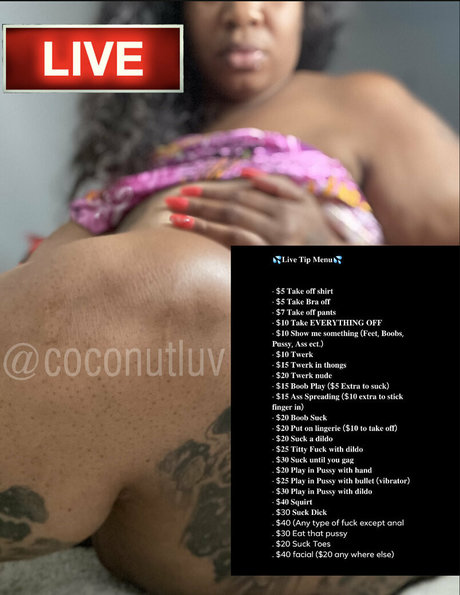 Photo nue de fuite OnlyFans de Coconutluv