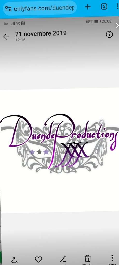 Photo nue de fuite OnlyFans de Duendeproductions