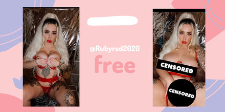 Photo nue de fuite OnlyFans de Rubyred202020