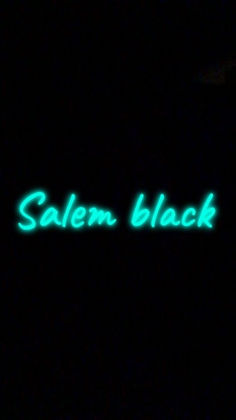 Photo nue de fuite OnlyFans de Salem Black