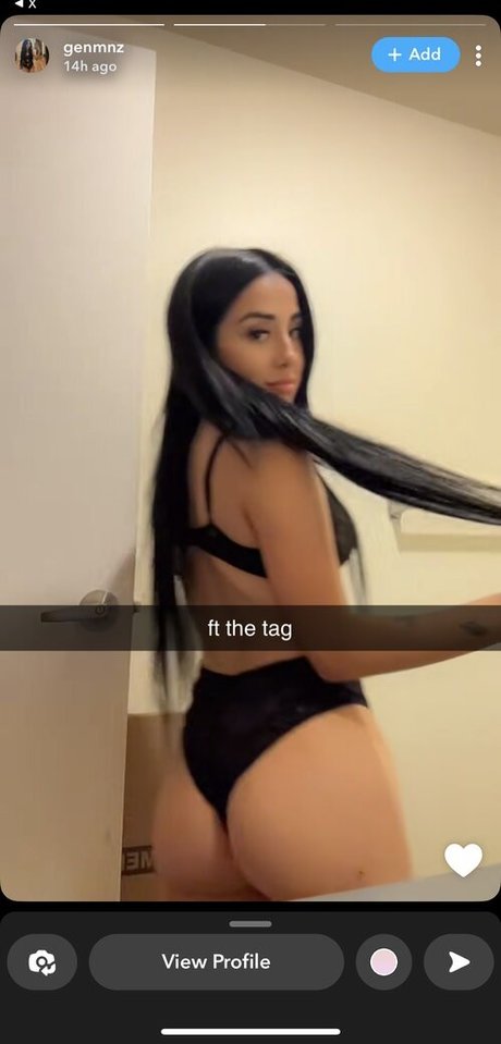 Photo nue de fuite OnlyFans de Genesis