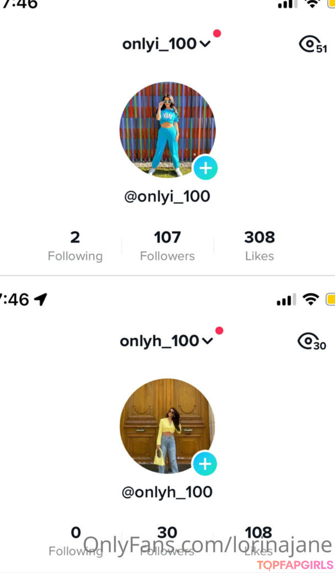 Photo nue de fuite OnlyFans de Lorinajane #1195