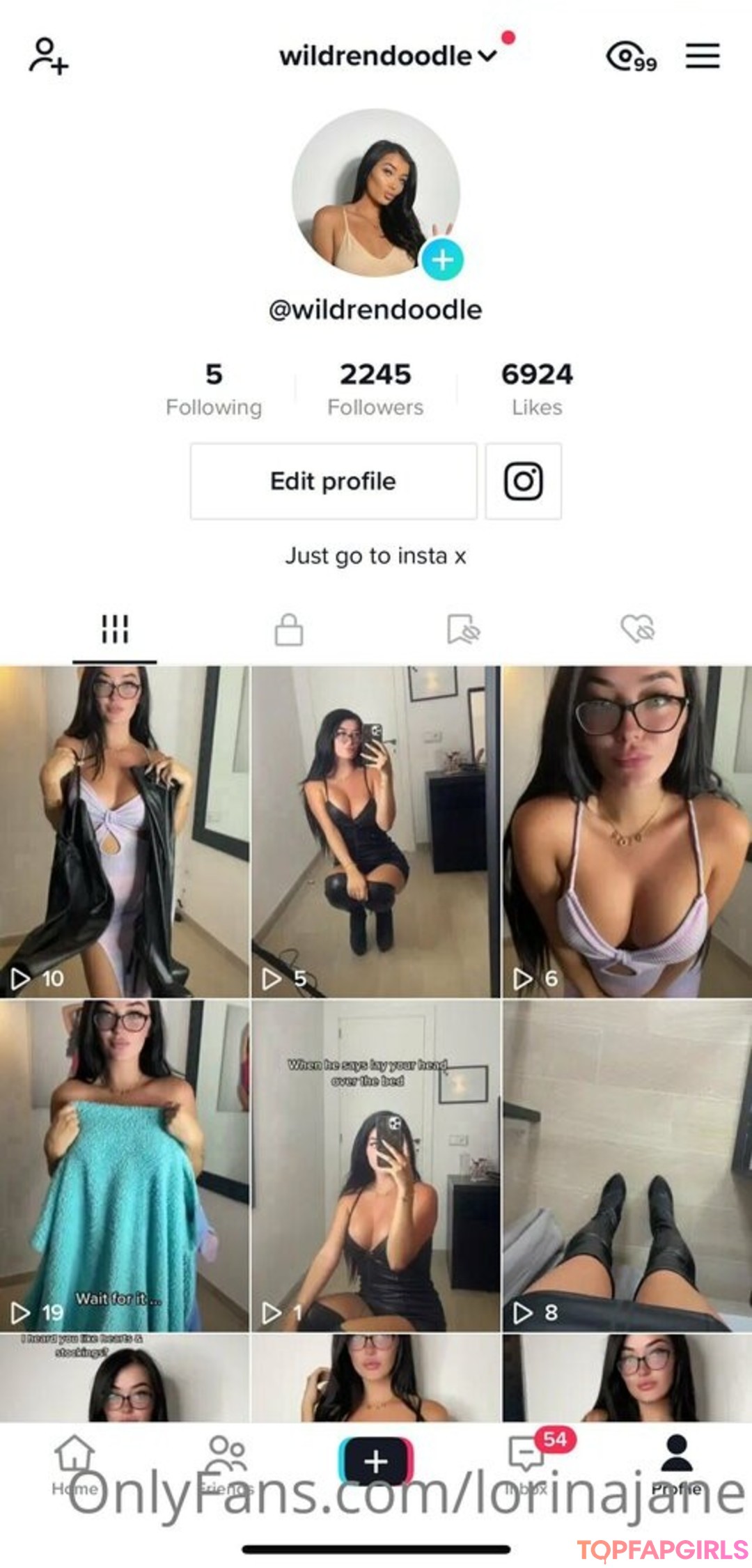 Photo nue de fuite OnlyFans de Lorinajane #1322