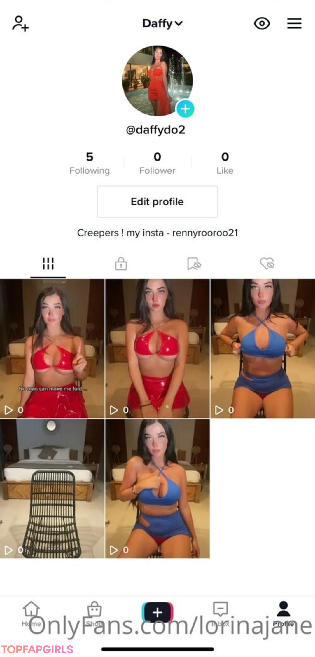 Photo nue de fuite OnlyFans de Lorinajane #1382