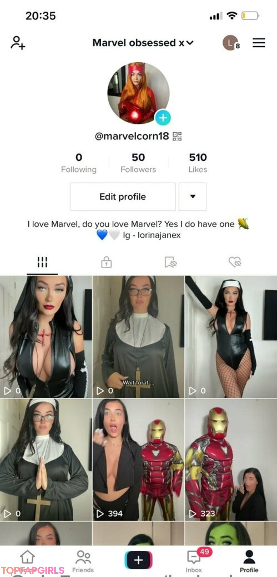 Photo nue de fuite OnlyFans de Lorinajane #1520