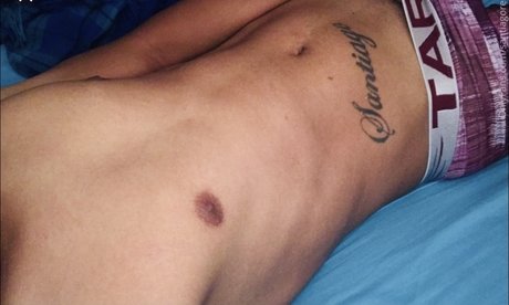 Photo nue de fuite OnlyFans de Santiago Rendon