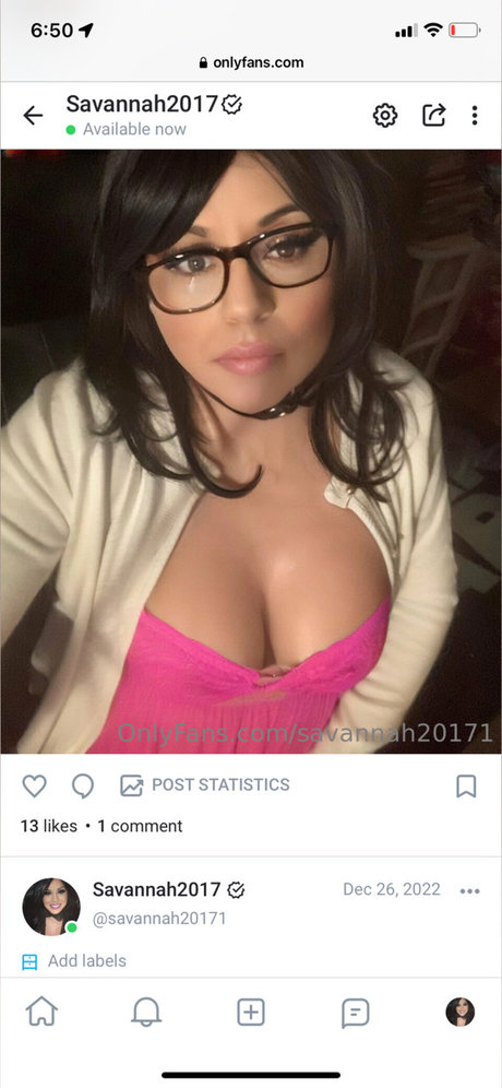 Photo nue de fuite OnlyFans de Savannah2017