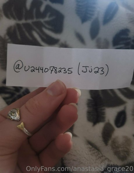 Photo nue de fuite OnlyFans de Anastasiagrace20