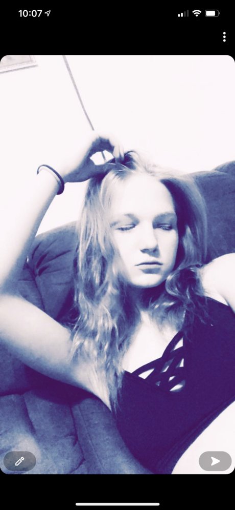 Photo nue de fuite OnlyFans de Morgan