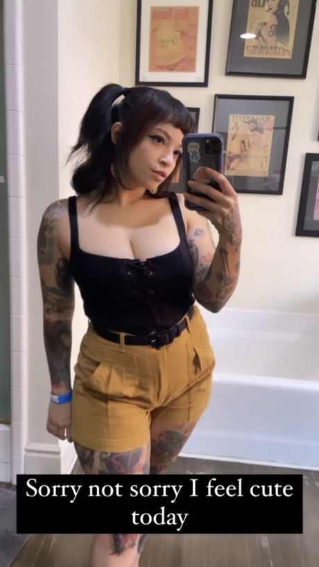 Photo nue de fuite OnlyFans de Lua Stardust