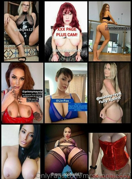 Photo nue de fuite OnlyFans de Mrssophie667